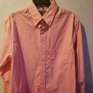 Orange and White dress shirt
